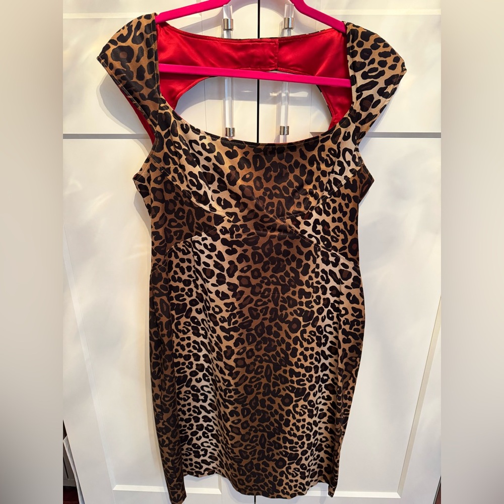 Jessica Simpson Leopard Print Dress